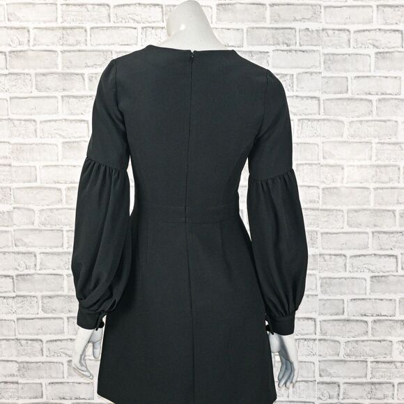 ALEXIS Women's Ellena Puff Sleeve Mini Dress in Black size Small - Picture 11 of 12
